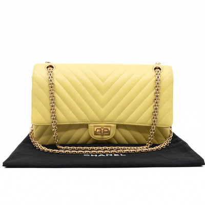 2.55 Reissue 226 Double Flap Bag Yellow Leather