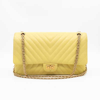 2.55 Reissue 226 Double Flap Bag Yellow Leather