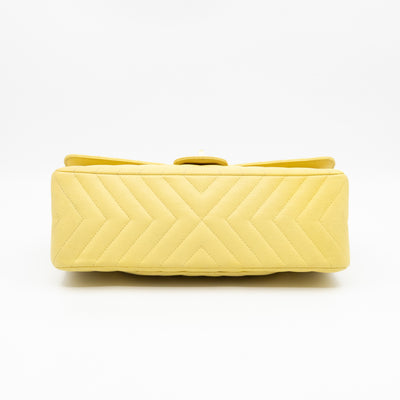 2.55 Reissue 226 Double Flap Bag Yellow Leather