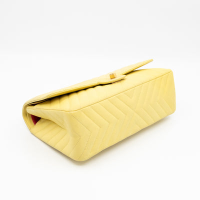 2.55 Reissue 226 Double Flap Bag Yellow Leather