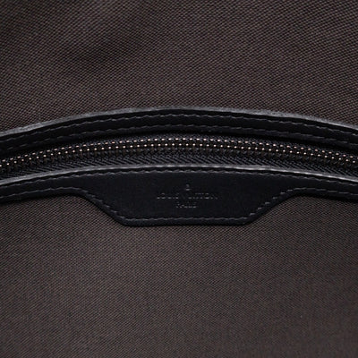 Keepall 55 Bandouliere Onyx Damier Infini Leather