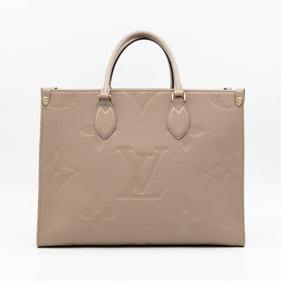 Onthego MM Dune Monogram Empreinte