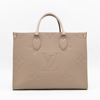 Onthego MM Dune Monogram Empreinte