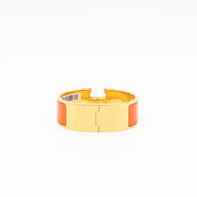 Clic Clac H Bracelet PM Orange & Gold