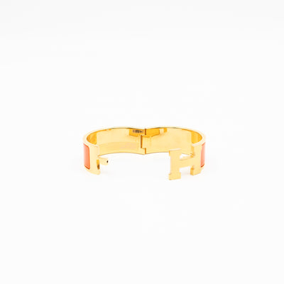 Clic Clac H Bracelet PM Orange & Gold