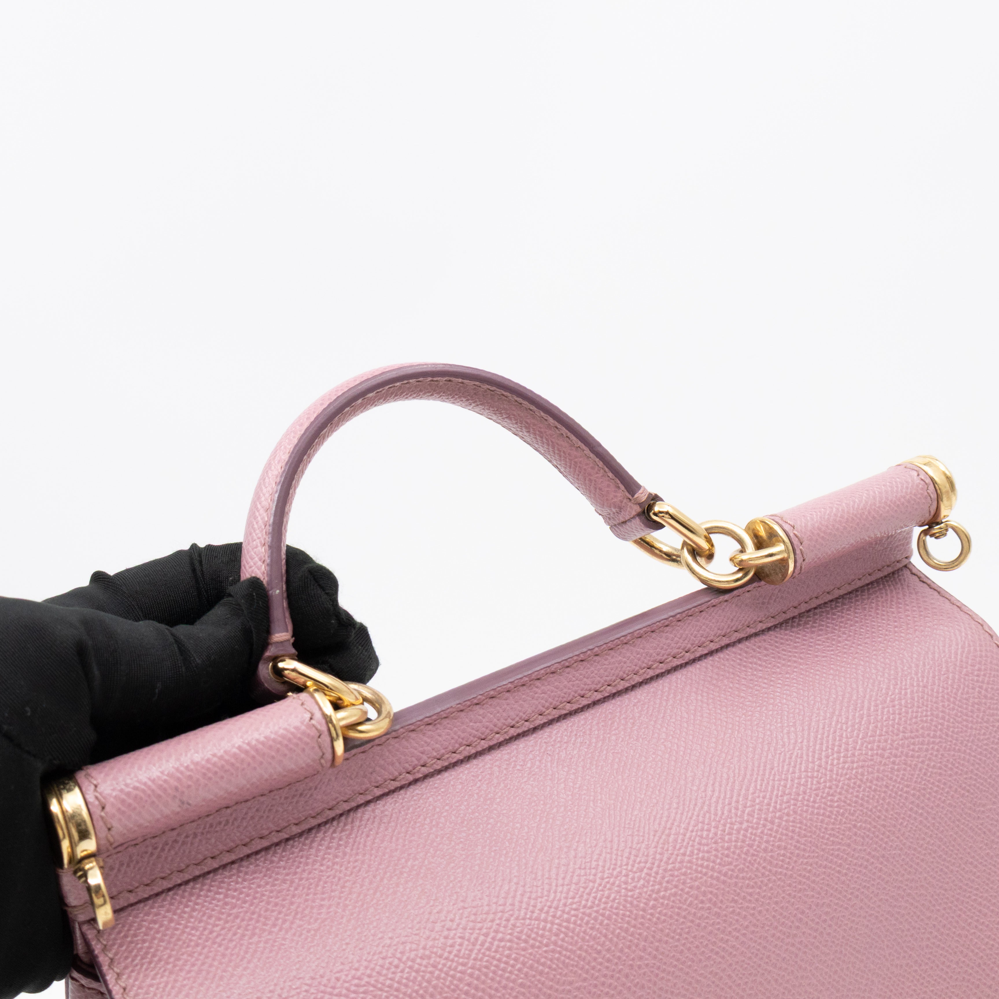 Sicily Small Dauphine Mauve Leather