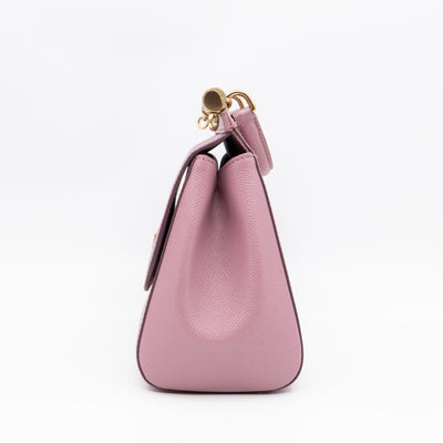 Sicily Small Dauphine Mauve Leather