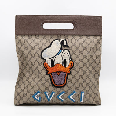 Gucci x Disney Neo Vintage Donald Duck Tote GG Supreme