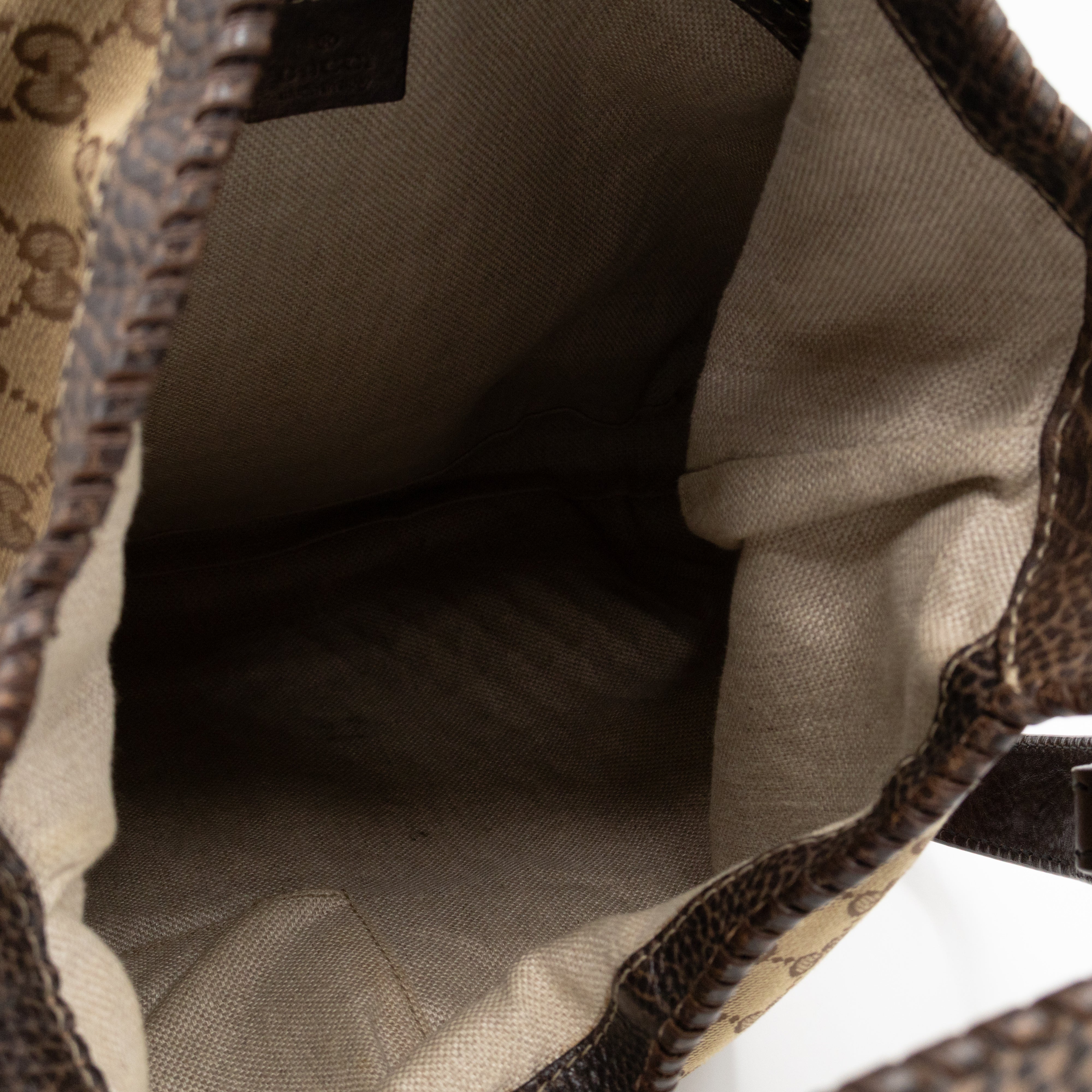 New Jackie Large Hobo Bag GG Supreme Brown Leather