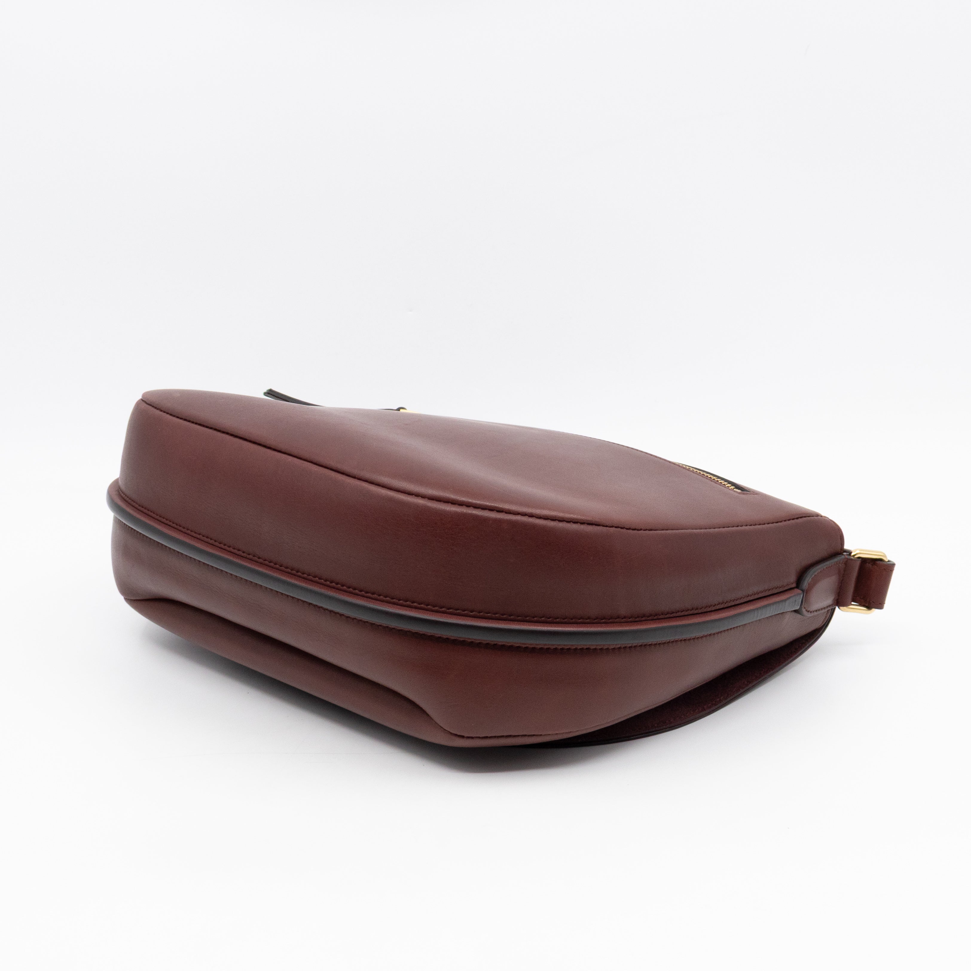 Trotteur Messenger Bag Burgundy Leather
