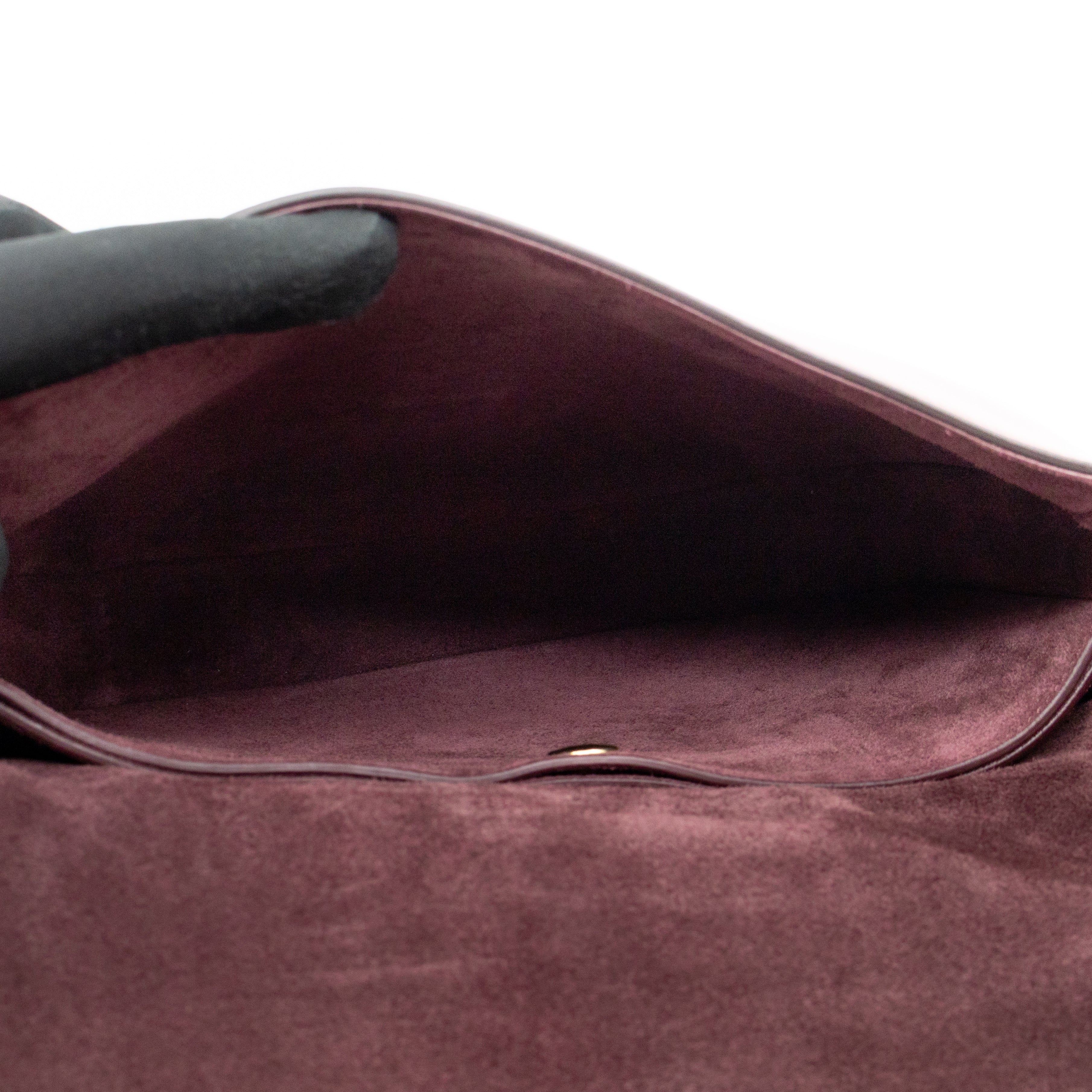 Trotteur Messenger Bag Burgundy Leather