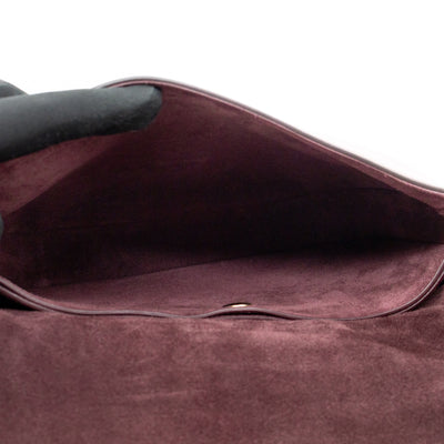Trotteur Messenger Bag Burgundy Leather