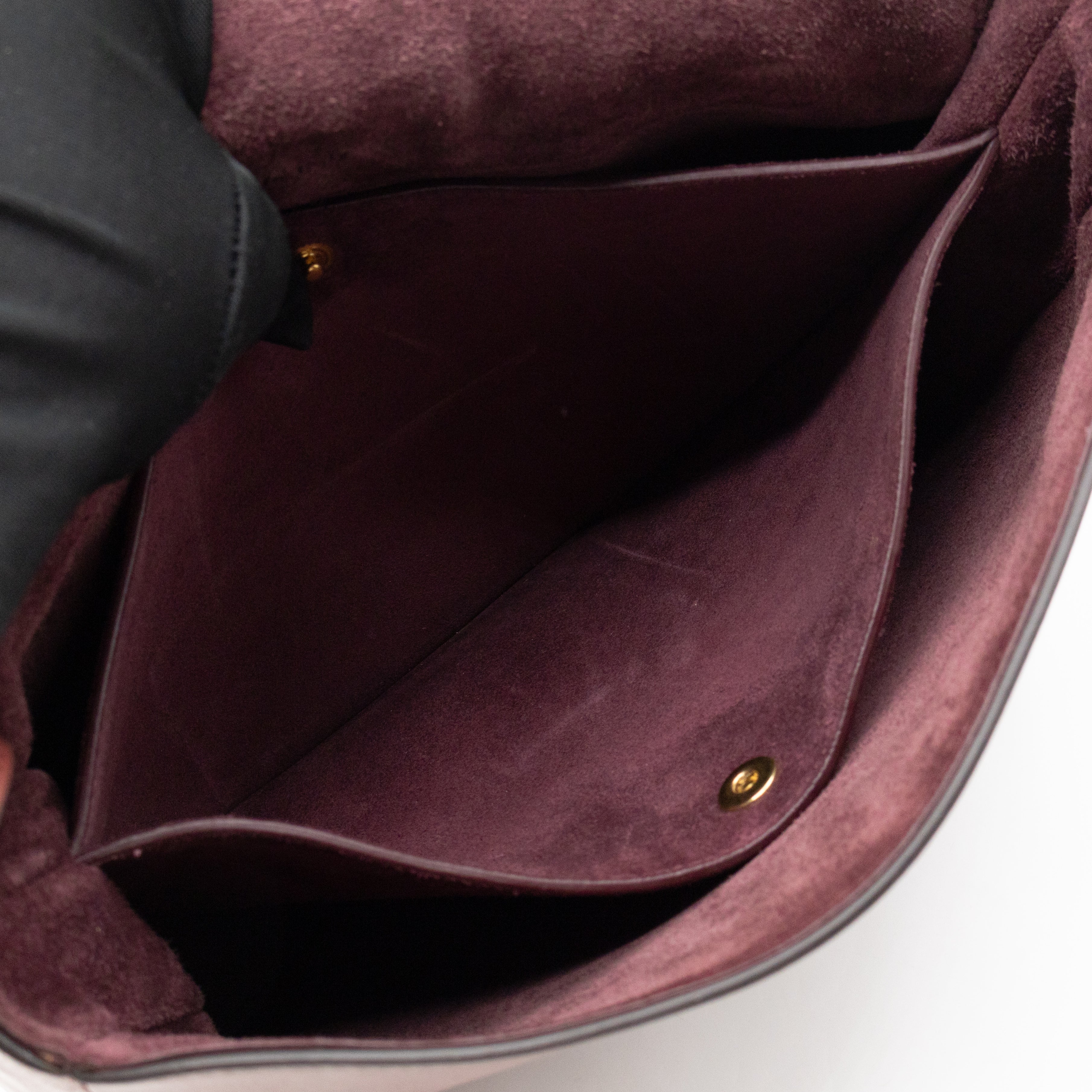 Trotteur Messenger Bag Burgundy Leather