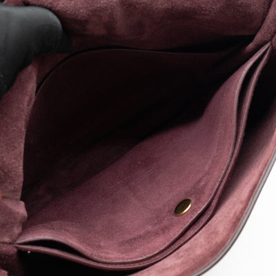 Trotteur Messenger Bag Burgundy Leather