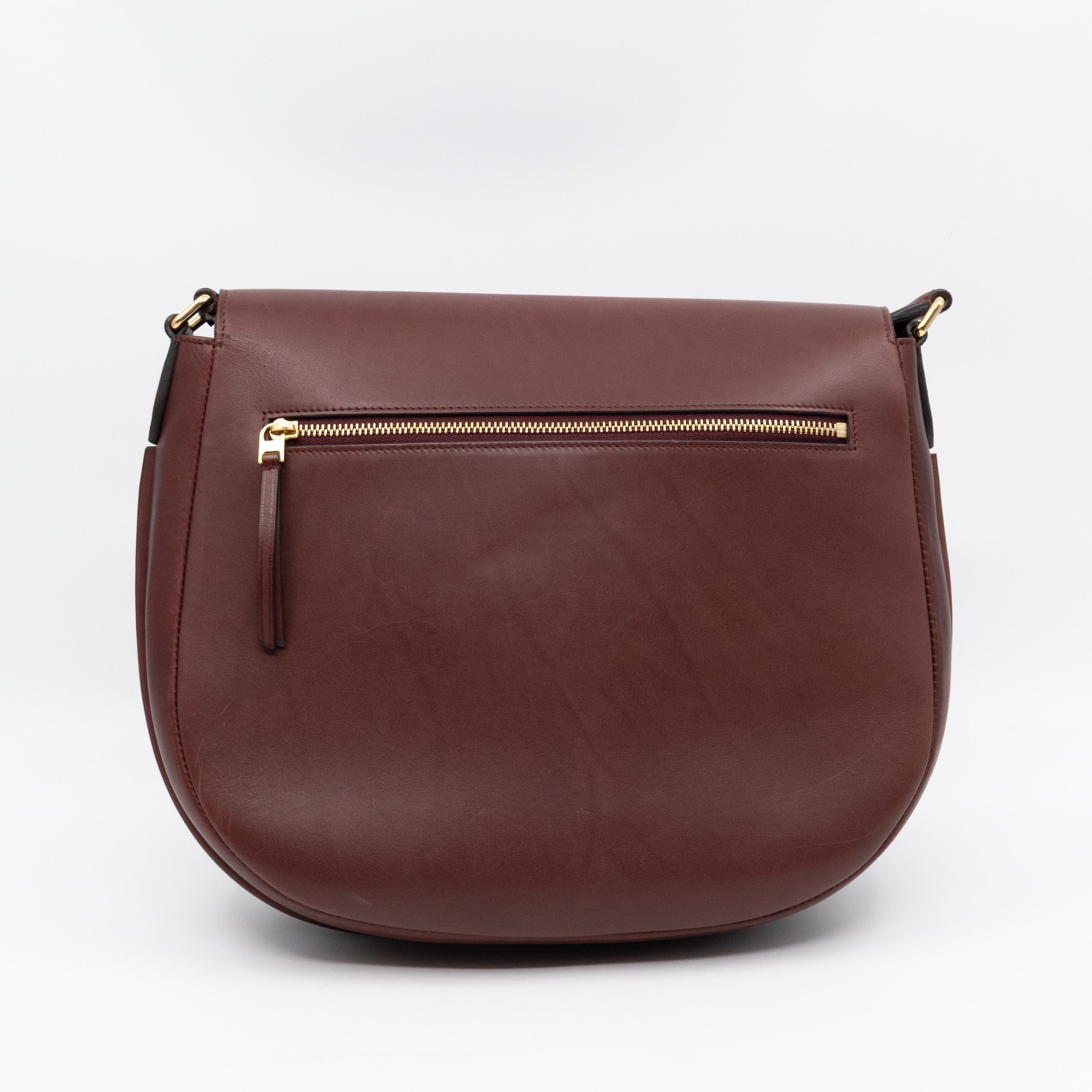 Trotteur Messenger Bag Burgundy Leather