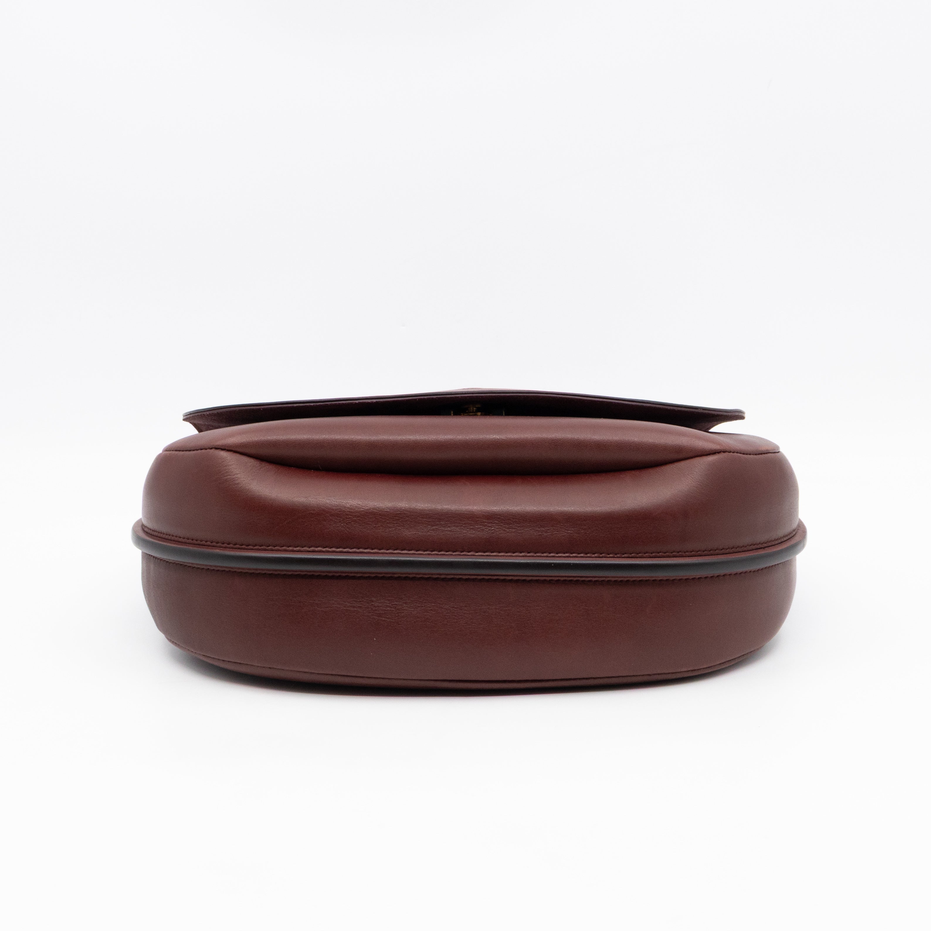 Trotteur Messenger Bag Burgundy Leather