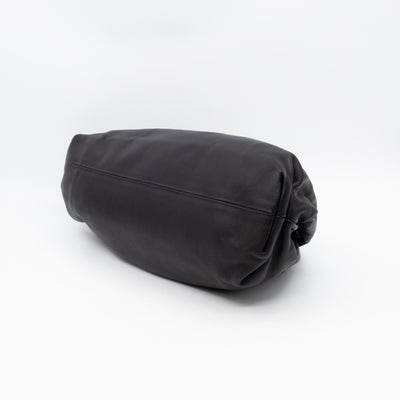 The Pouch Smooth Black Leather