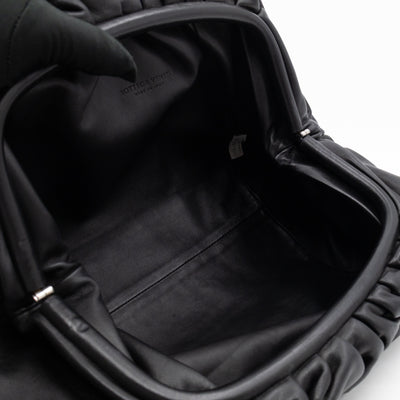 The Pouch Smooth Black Leather
