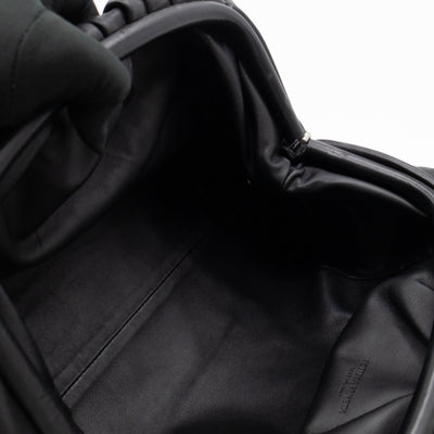 The Pouch Smooth Black Leather