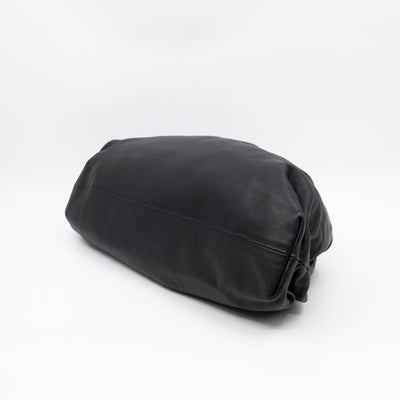 The Pouch Smooth Black Leather