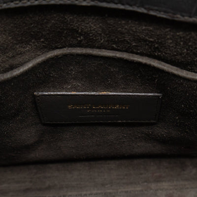 Sac de Jour Nano Grey Croc Embossed Leather