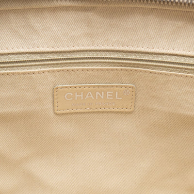 Casual Journey Flap Bag Beige Leather Silver