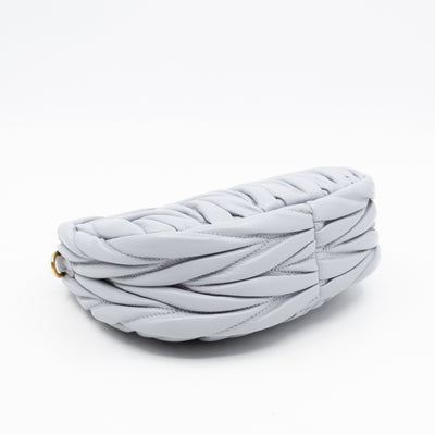 Wander Mini Hobo Bag Cornflower Matelassé Nappa Leather