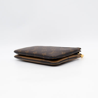 Double Zip Pochette Monogram Giant Reverse