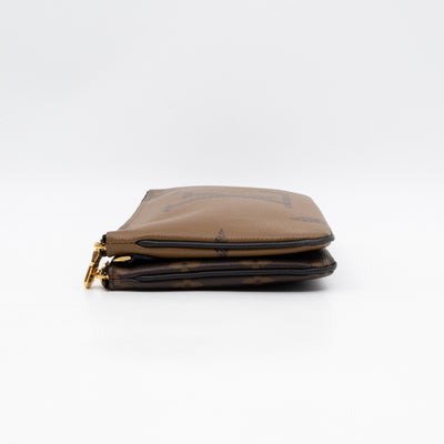 Double Zip Pochette Monogram Giant Reverse