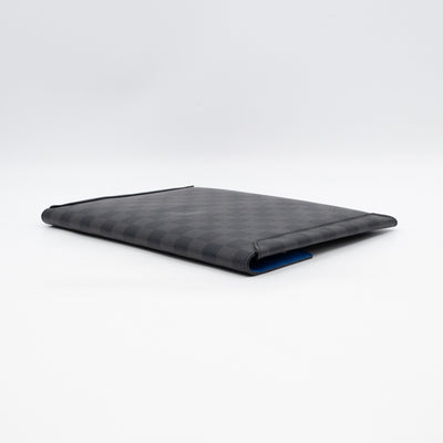Alpha Triple Pouch Large Damier Graphite