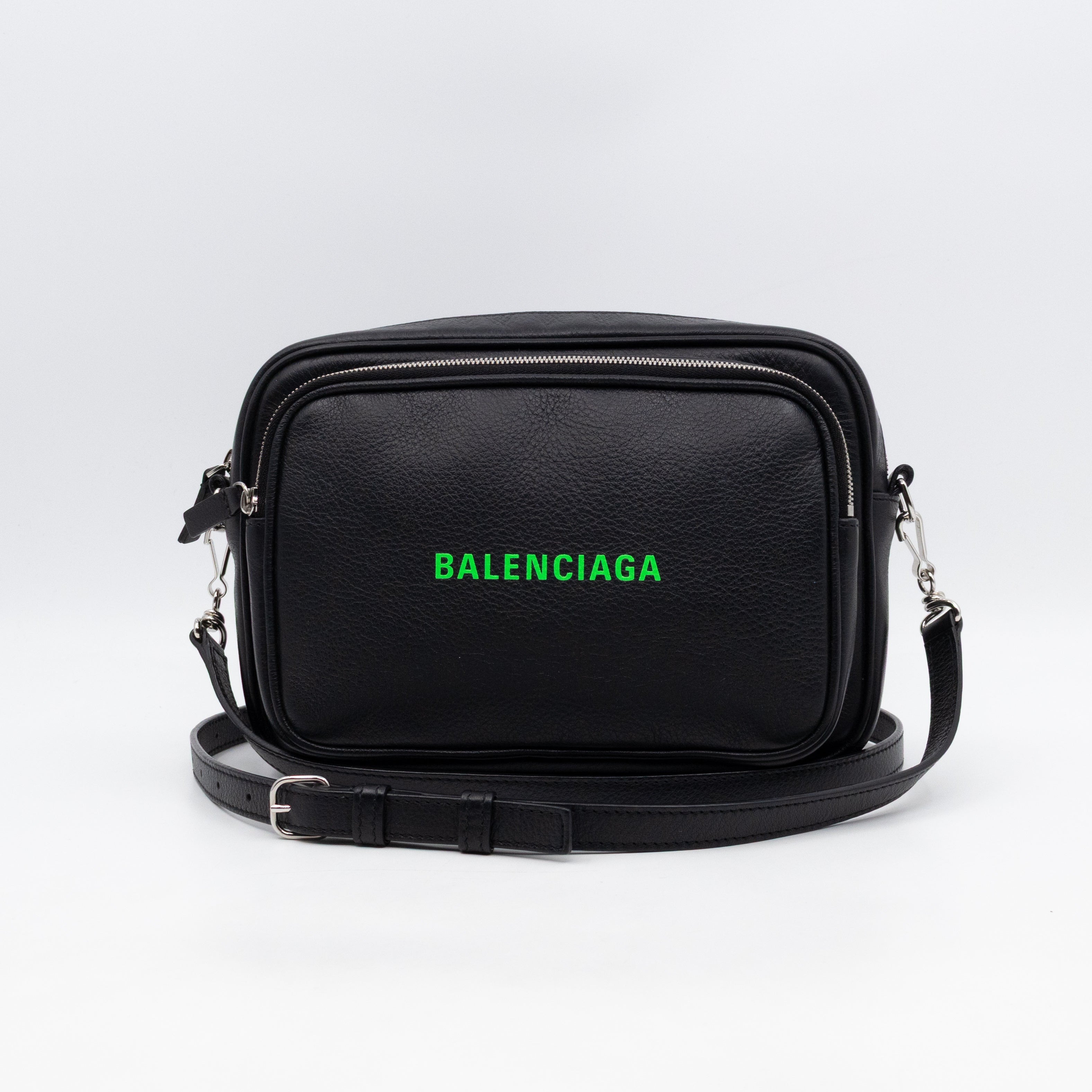 Everyday Crossbody Bag Black Leather