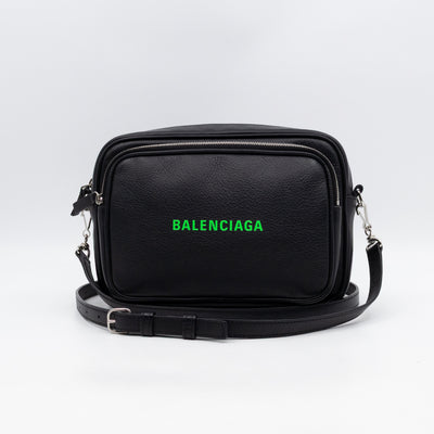 Everyday Crossbody Bag Black Leather