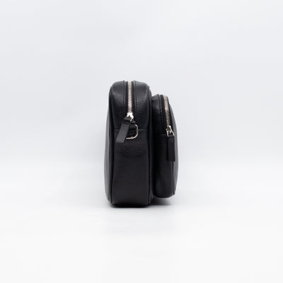 Everyday Crossbody Bag Black Leather