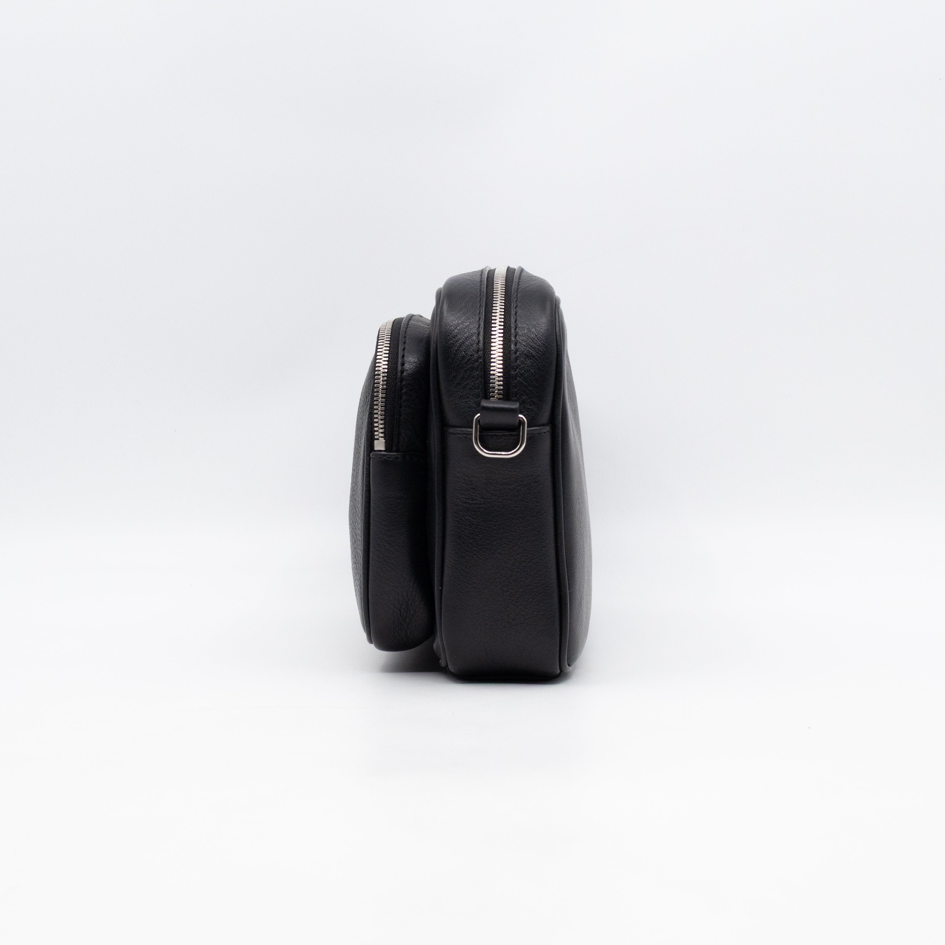 Everyday Crossbody Bag Black Leather