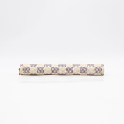 Zippy Wallet Damier Azur Rose Ballerine