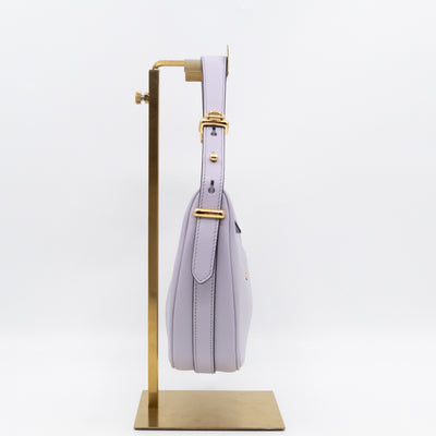 Arque Small Shoulder Bag Lilac Leather
