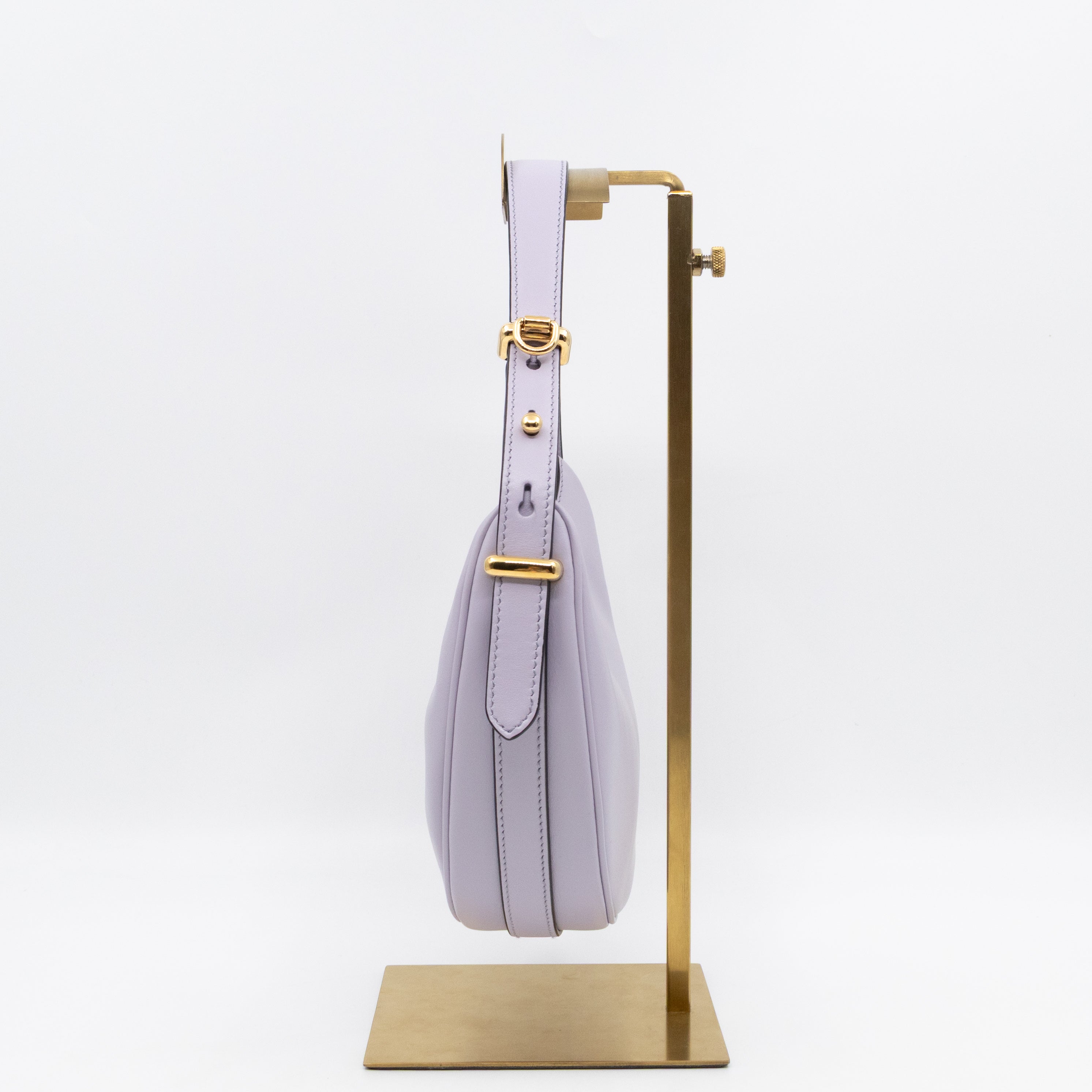 Arque Small Shoulder Bag Lilac Leather