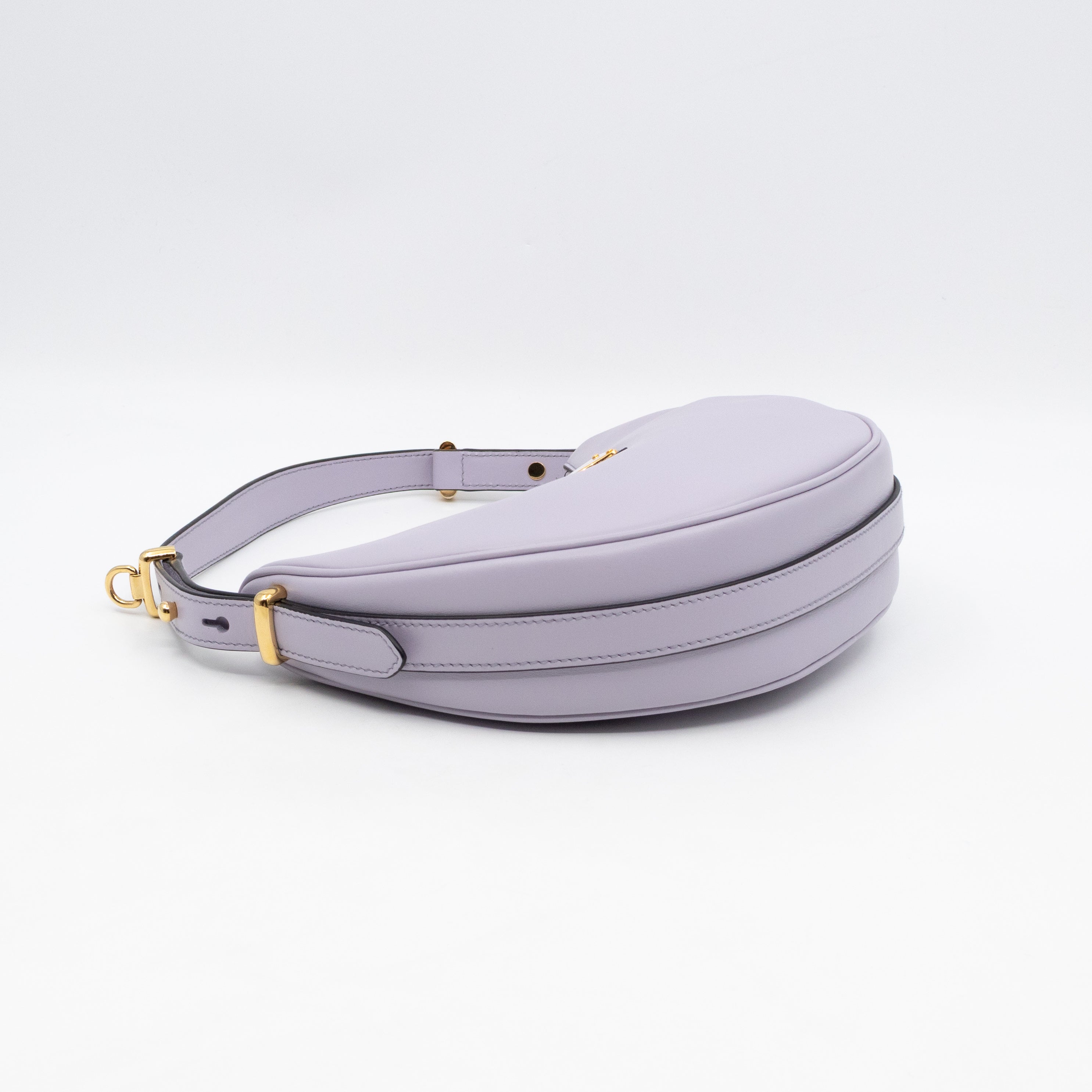 Arque Small Shoulder Bag Lilac Leather