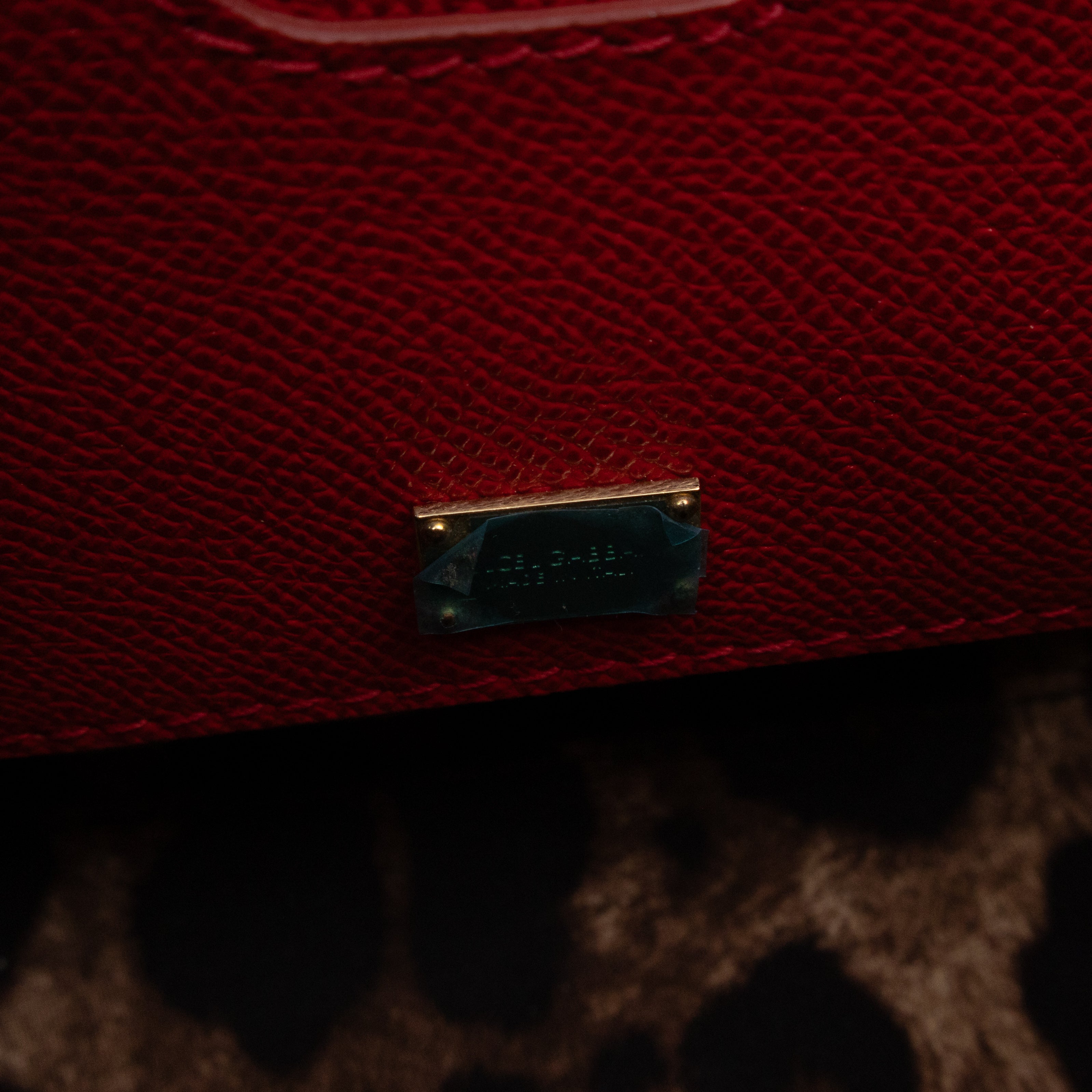 Sicily Medium Red Dauphine Leather