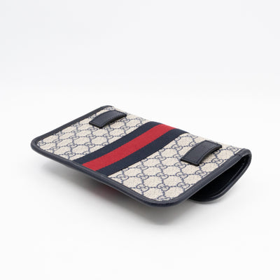 Ophidia Small Belt bag GG Supreme Navy Leather 85/34