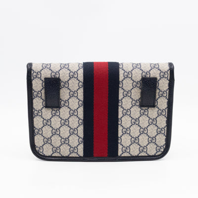 Ophidia Small Belt bag GG Supreme Navy Leather 85/34