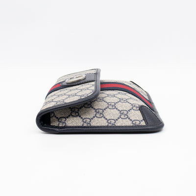 Ophidia Small Belt bag GG Supreme Navy Leather 85/34