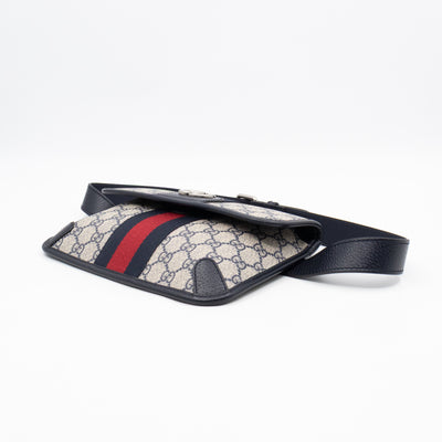 Ophidia Small Belt bag GG Supreme Navy Leather 85/34