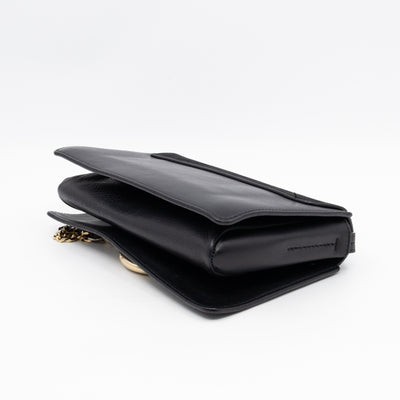 Faye Crossbody Black Leather & Suede