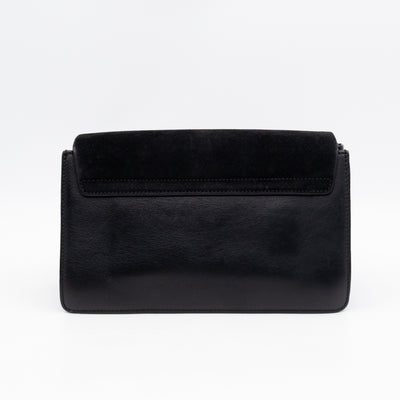 Faye Crossbody Black Leather & Suede