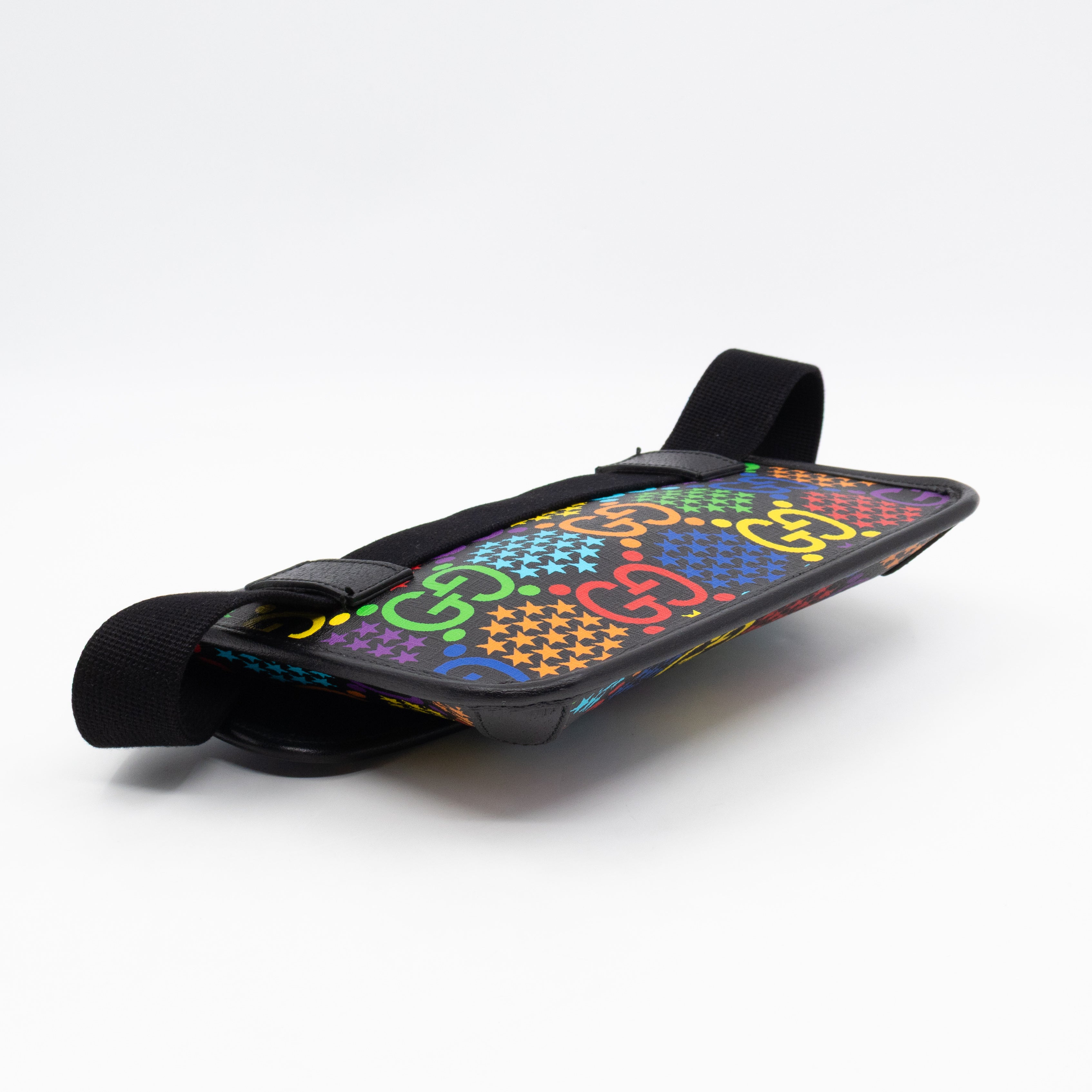GG Belt Bag Black GG Psychedelic Canvas