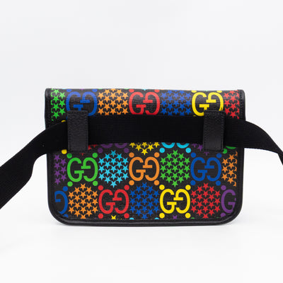 GG Belt Bag Black GG Psychedelic Canvas