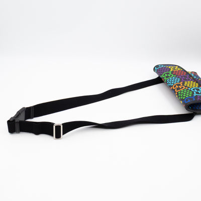 GG Belt Bag Black GG Psychedelic Canvas