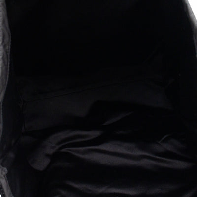 Tote Bag Black & Purple Sequined Satin