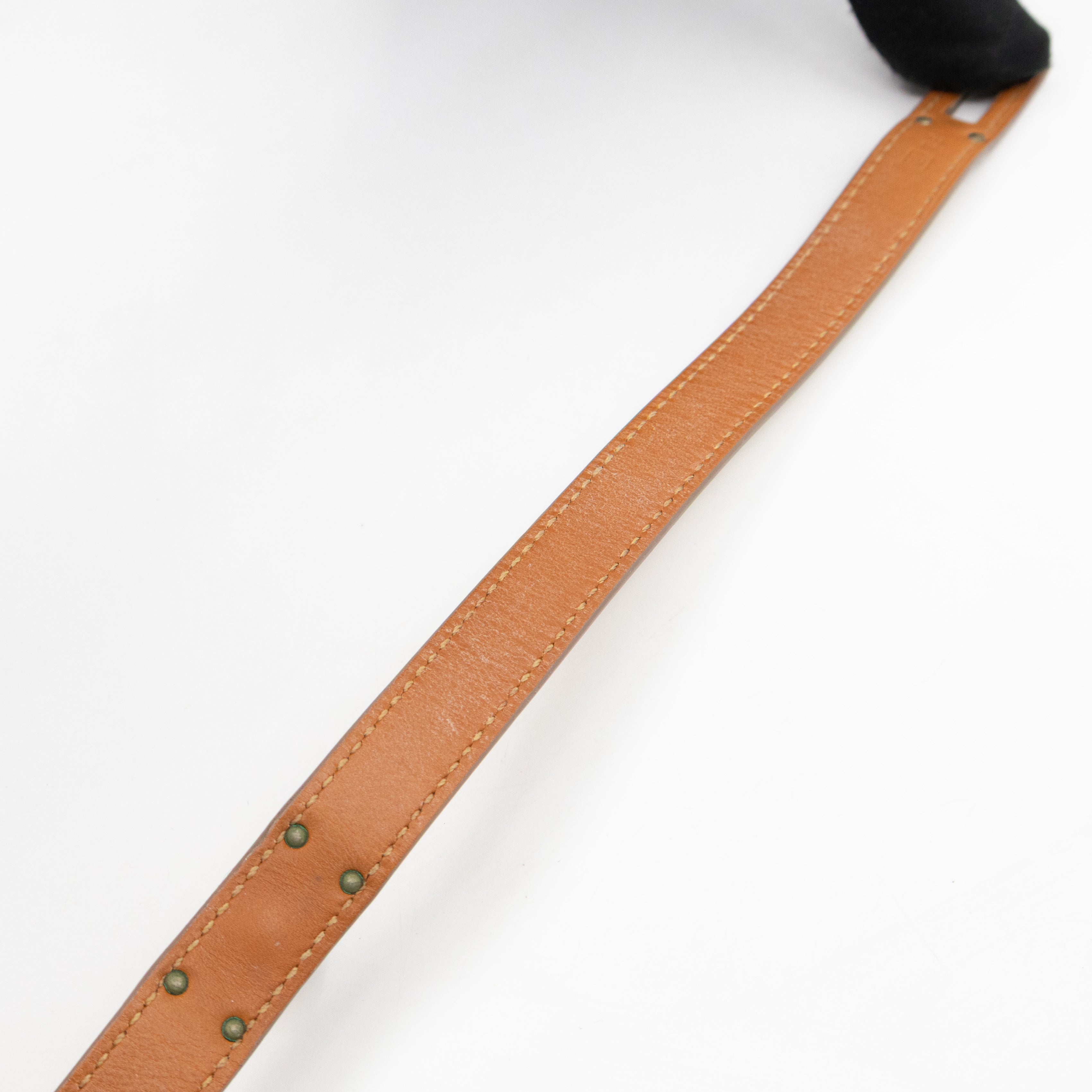 Kelly Double Tour Bracelet White Leather Silver